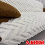 Welsoft Süngerli Çekyat Örtüsü - A.Krem