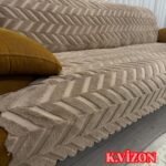 Welsoft Süngerli Çekyat Örtüsü - Koyu Vizyon