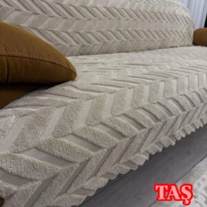 Welsoft Süngerli Çekyat Örtüsü - Taş