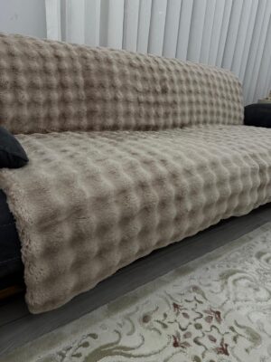 Babıl Tavşan Tüğü Çekyat Örtüsü - Vizon