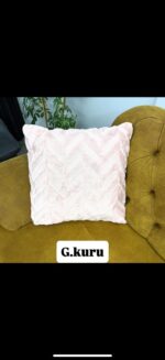 WELSOFT Çift Taraflı Kırlent Kılıfı - Gül Kurusu