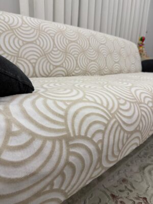 Dinarsu Silikon Kaymaz Taban Çekyat Örtüsü - Vizon Sarmaşık