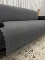 Bohem Çekyat Örtüsü - Antrasit gri