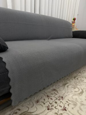 Bohem Çekyat Örtüsü - Antrasit gri