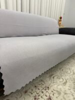 Bohem Çekyat Örtüsü - Açık Gri