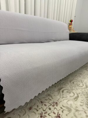 Bohem Çekyat Örtüsü - Açık Gri