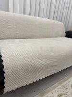 İthal Soft Süngerli Çekyat Örtüsü - Bej