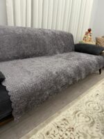 Elegans Çekyat Örtüsü - Antrasit Gri