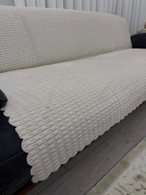 Tay Tüğü Çekyat Örtüsü - Bej