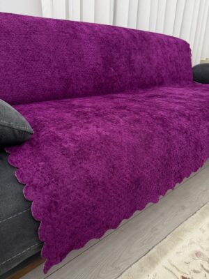 Elegans Çekyat Örtüsü - Fuşya