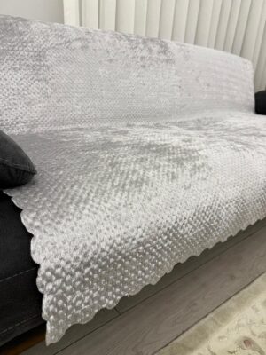 Elegans Çekyat Örtüsü - Açık Gri