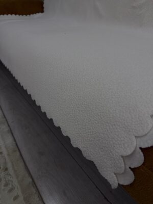 Bohem Süngerli Çekyat Örtüsü Gri – 180x220 cm Koltuk Örtüsü